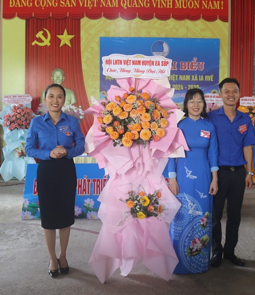 Đại hội đại biểu Hội LHTN Việt Nam xã Ia Rvê lần thứ IV, nhiệm kỳ 2024-2029